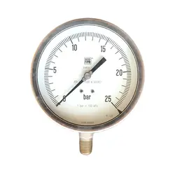 گیج فشار برند نووا فیما (NUOVA FIMA) 0-25 بار صفحه 16 سانتی متر