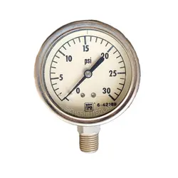 گیج فشار برند نووا فیما (NUOVA FIMA) 0-30 پی اس آی صفحه 6 سانتی متر