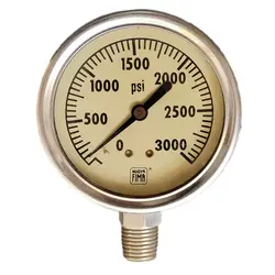 گیج فشار برند نووا فیما (NUOVA FIMA) 0-3000 پی اس آی صفحه 6 سانتی متر