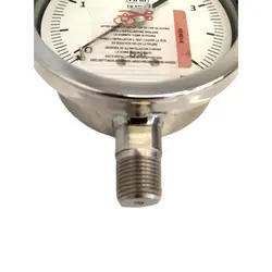 گیج فشار برند نووا فیما (NUOVA FIMA) 0-4 بار صفحه 10 سانتی متر