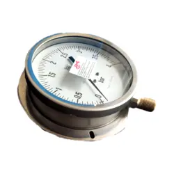 گیج فشار برند نووا فیما (NUOVA FIMA) 0-4 بار صفحه 16 سانتی متر