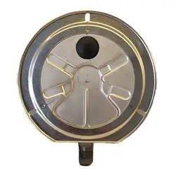 گیج فشار برند نووا فیما (NUOVA FIMA) 0-40 بار صفحه 16 سانتی متر (BACK FLANGE)