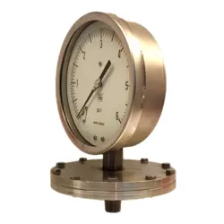 گیج فشار برند نووا فیما (NUOVA FIMA) 0-6 پی اس آی صفحه 16 سانتی متر (DIAPHRAGM)