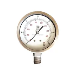 گیج فشار برند نووا فیما (NUOVA FIMA) 0-60 بار صفحه 10 سانتی متر