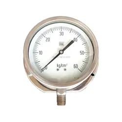 گیج فشار برند نووا فیما (NUOVA FIMA) 0-60 کیلوگرم بر سانتی متر مربع صفحه 16 سانتی متر