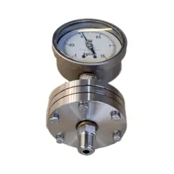 گیج فشار برند نووا فیما (NUOVA FIMA) 1.5 بار صفحه 10 سانتی متر (DIAPHRAGM)