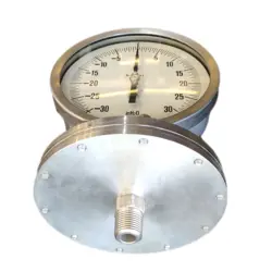 گیج فشار برند نووا فیما (NUOVA FIMA) 30 اینچ آب صفحه 16 سانتی متر (DIAPHRAGM)