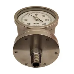 گیج فشار برند نووا فیما (NUOVA FIMA) 400 میلی بار صفحه 10 سانتی متر (DIAPHRAGM)