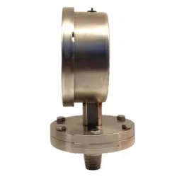 گیج فشار برند نووا فیما (NUOVA FIMA) 400 میلی بار صفحه 10 سانتی متر (DIAPHRAGM)