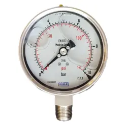 گیج فشار طرح ویکا (WIKA) مدل 232.50.100 (10 بار)