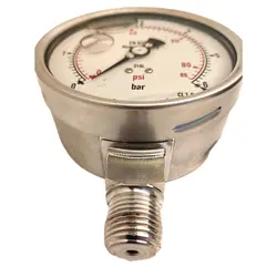 گیج فشار طرح ویکا (WIKA) مدل 232.50.100 (6 بار)