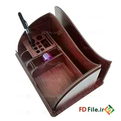 طرح لیزر رایگان ست اداری و جامدادی - دانلود فایل برش لیزری