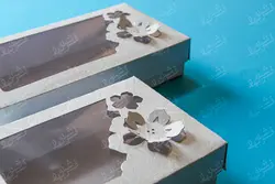 جعبه ویندوپک فلاور فرم قنادی سایز ۲۵×۱۳