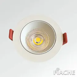چراغ گرد RRE0001-01 توکار زاویه دار فیاچه