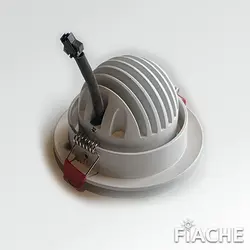چراغ گرد RRE0016-61 توکار زاویه دار فیاچه