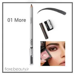 مداد ابرو به همراه شانه ابرو کیکو میلانو Precision Eyebrow Pencil Kiko Milano