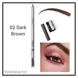 مداد ابرو به همراه شانه ابرو کیکو میلانو Precision Eyebrow Pencil Kiko Milano