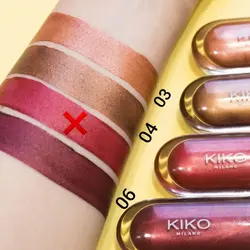 رژ لب مایع متالیک با کاور بسیار بالا کیکو میلانو Metal Liquid Lip Colour Kiko Milano