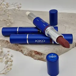 پرایمر لب و رژلب دو سر کیکو میلانو Blue Me 3d Effect Lipstick Duo Kiko Milano