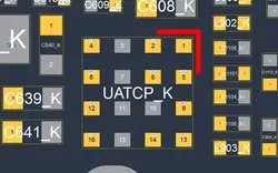 آی سی تیونر آنتن آر اف آیفون ایکس | (LATCP_K)(UATCP_K)IC RF Tuner Antenna iPhone X (SKY16708-11)