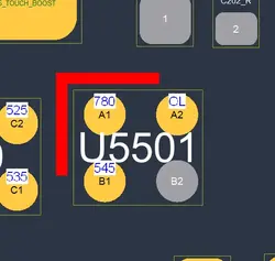 آی سی رگولاتور ال دی اُ آیفون 11 پرو مکس | (U5501)IC Regulator LDO iPhone 11 Pro Max (SCY99223)