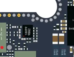 آی سی تیونر آنتن آر اف آیفون ایکس اس مکس | (LATGPO_A)(UATGPO_A)IC RF Tuner Antenna iPhone XS Max (QM18099)