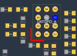 آی سی تیونر آنتن آر اف آیفون ایکس اس مکس | (LATGPO_A)(UATGPO_A)IC RF Tuner Antenna iPhone XS Max (QM18099)