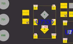 آی سی مبدل سطح ولتاژ آیفون 12 و 12 پرو | (U7330)(U11620)(SN74AXC2T45)  IC voltage level converter iPhone 12 Pro / 12