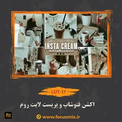LUTs-17-اکشن فتوشاپ و پریست لایت روم-insta-cream-photoshop-action-lightrom-presets