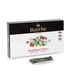 عسل طبیعی چند گل رایحه ساشه ۴۰ و ۱۰۰ عددی