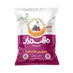 سویق‌ پفی مهدیار با طعم سرکه‌ای