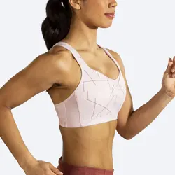 نیمتنه ورزشی بروکس Brooks Convertible bra گلاب