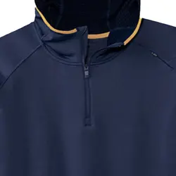 هودی نیم زیپ ترمال ورزشی مردانه Brooks thermal Hoodie سرمه ای
