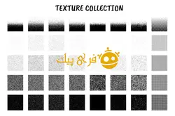 مجموعه بافت بسیاری از دانه های شن به شکل مربع 👑