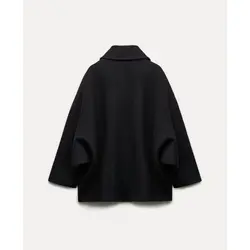 پالتو زنانه فوتر مشکی برند زارا Zara