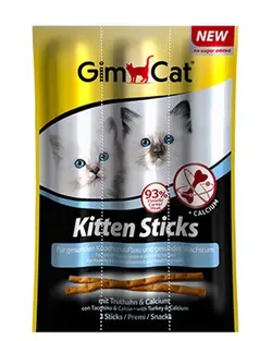 GIMCAT KITTEN STICKS TURKEY AND CALCIUM