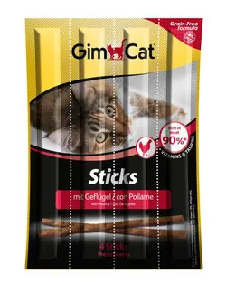 GIMCAT STICKS WITH POULTRY