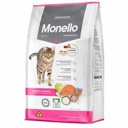 غذا خشک گربه بالغ مونلو میکس ماهی سالمون و مرغ 15کیلوگرم(Monello Adult Cat Salmon & Chicken15Kg)