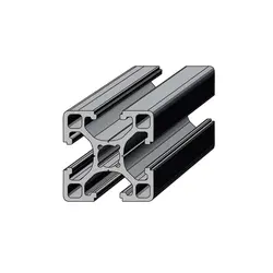 پروفیل آلومینیوم شیار دار 40*40 سبک شیار 10mm