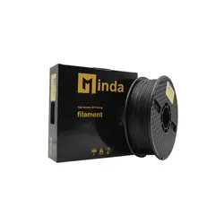 فیلامنت PLA PRO مشکی قطر 1.75 میلیمتر یک کیلوگرمی میندا Minda