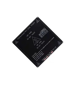 هیت بد آلومینیومی پرینتر سه بعدی MK3 سایز ۲۱۴×۲۱۴ میلی متر رنگ مشکی