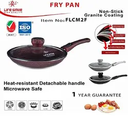 ماهیتابه تک دسته گرانیتی لایف اسمایل مدل FLCM 2F-28