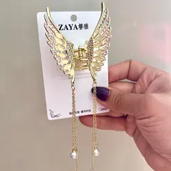 کلیپس فلزی بال فرشته آویزدار zaya