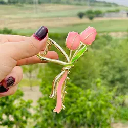 کلیپس فلزی لاله رنگی