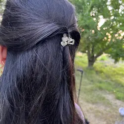 مینی کلیپس  فلزی عقیق