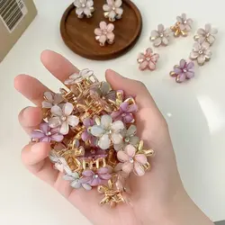 مینی کلیپس فلزی شکوفه  رنگی