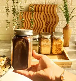 شیشه های جا ادویه درب فلزی