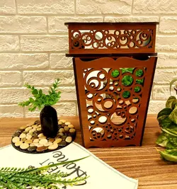 ست سطل و جا دستمال