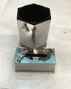 ست سطل و دستمال طرح سنجاقک