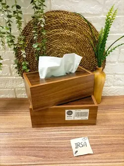 جا دستمالی چوبی رایکا